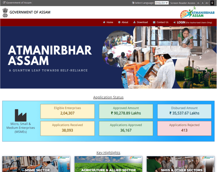 atmanirbhar assam snapshot